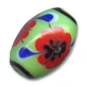 Olive 20x14 mm Light Anis/Red x1
