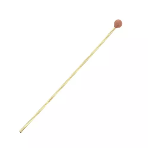 40x0.6mm Head Pin with a 2mm epoxy resin ball - Gold Tone - Salmon x1