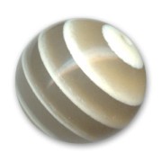 Round bead natural effect 14mm Light Koron x1