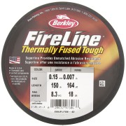 Fireline braided Ultra 8 - Fused braid 0.15 mm (18LB)  Smoke x150 m|raw }}