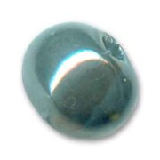 Ceramics bead  8mm Iridescent Peacock blue
