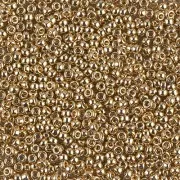 Miyuki 11/0 Seed Beads 193 - 24K Light Gold-Plated x50g