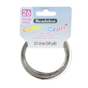 26 Gauge (0.41mm) ColourCraft Wire - Gunmetal x 27.4 m|raw }}