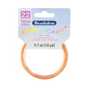 22 Gauge (0.64mm) ColourCraft Wire anti-tarnish - Copper x 9.1 m|raw }}