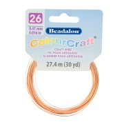 26 Gauge (0.41mm) ColourCraft Wire anti-tarnish - Copper x 27.4 m|raw }}