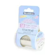 ColourCraft Wire 1mm Silver anti-tarnish round copper wire x9.1m