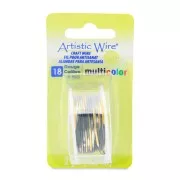 Artistic Wire Multicolor copper wire 1 mm - Silver - Gold - Black x1.8m