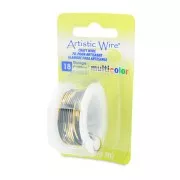 Artistic Wire Multicolor copper wire 1 mm - Silver - Gold - Black x1.8m