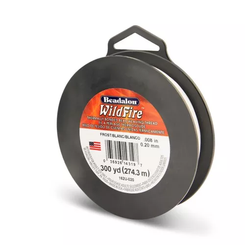 0.20mm WildFire Nylon thread - White x274.3 m