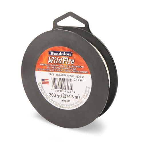 0.15mm WildFire Nylon thread - White x274.3 m