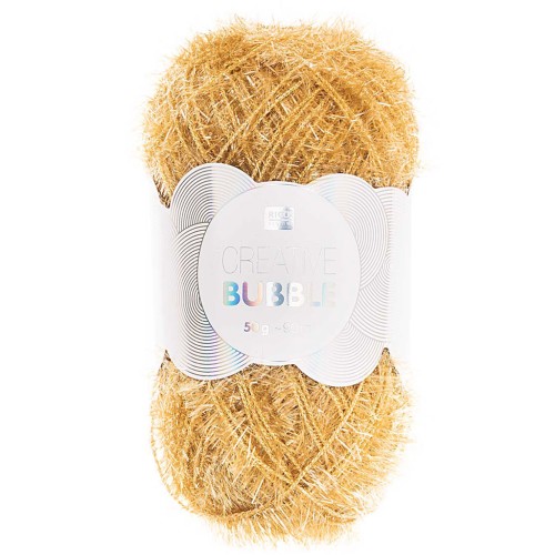 Creative Bubble - Tawashi sponge crochet thread - Mustard x50g