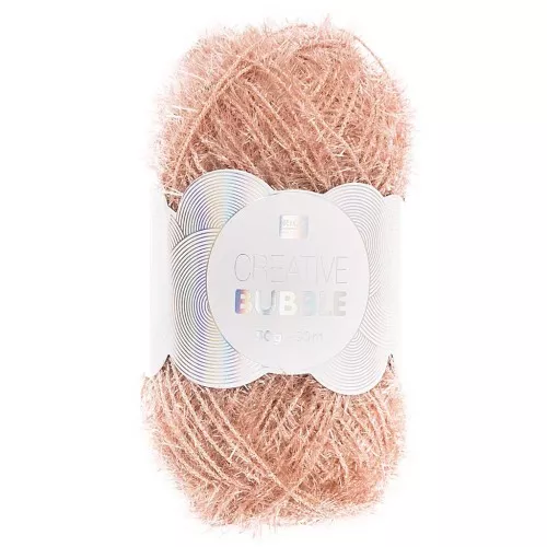 Creative Bubble - Tawashi sponge crochet thread - Nude x50g
