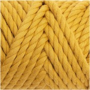 4mm Macrame Cotton Cord Spool - Ceative Cotton - Mustard x 25m