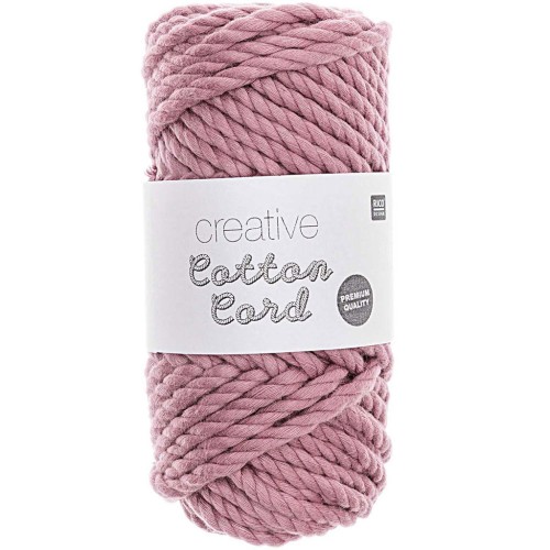 4mm Macrame Cotton Cord Spool - Creative Cotton - Lilac x 25m