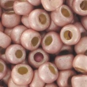 Toho seed beads 11/0 TO11RPF552F - PF Galvanized Peach Coral Mat