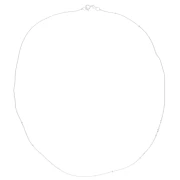 Forçat mesh choker 1 mm - Silver 925 x46 cm