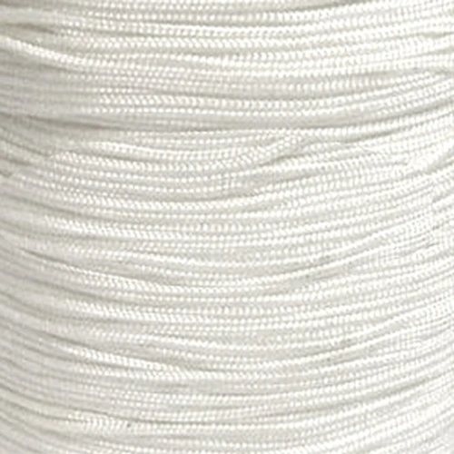 Braided nylon thread 0.8mm White x2.90m