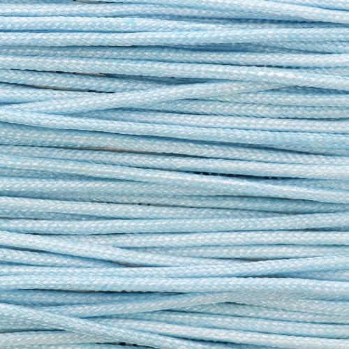 Braided nylon thread 0.8mm - Azur Blau x2.90m