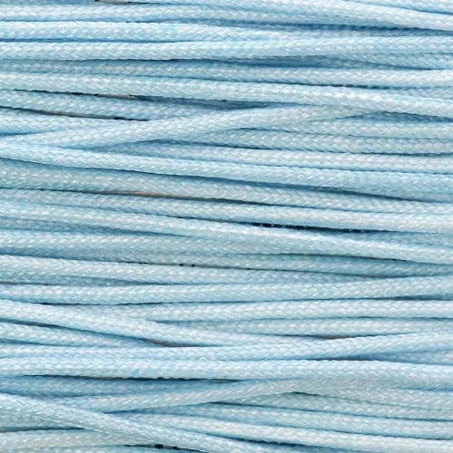 Braided nylon thread 0.8mm - Azur Blau x2.90m