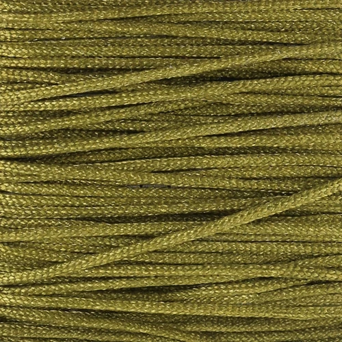 Jade thread / Braided nylon thread 0.8 mm - Olive green x2.9m