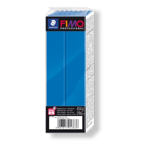 Polymer Clay Fimo Professional 454gr True Blue (n°300) x1