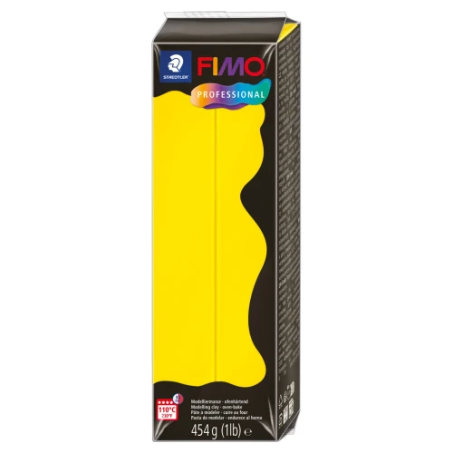 Polymer Clay Fimo Professional 454gr True Yellow (n°100) x1