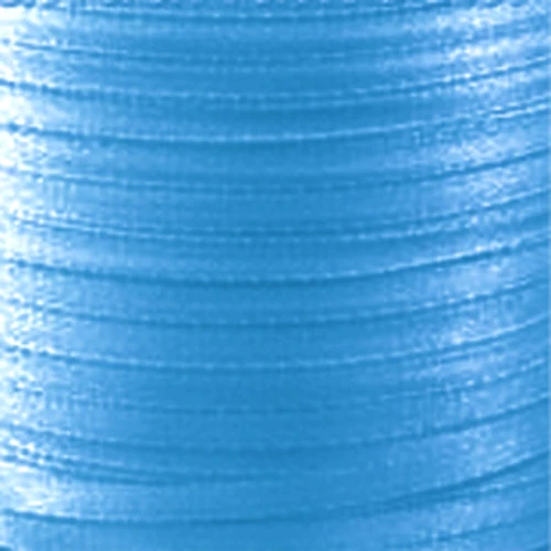Satin ribbon 4 mm Blue x 5m