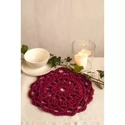 4mm DMC Eco Vita 12 Recycled cotton cord reel for macrame - Red x55m