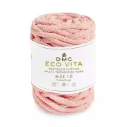 4mm DMC Eco Vita 12 Recycled cotton cord reel for macrame - Pink x55m