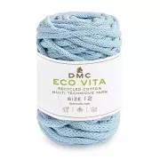 4mm DMC Eco Vita 12 Recycled cotton cord reel for macrame - Sky Blue x55m
