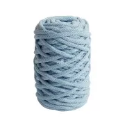 4mm DMC Eco Vita 12 Recycled cotton cord reel for macrame - Sky Blue x55m