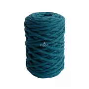 4mm DMC Eco Vita 12 Recycled cotton cord reel for macrame - Peacock Blue x55m