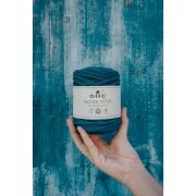 4mm DMC Eco Vita 12 Recycled cotton cord reel for macrame - Peacock Blue x55m