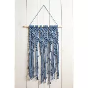 4mm DMC Eco Vita 12 Recycled cotton cord reel for macrame - Peacock Blue x55m