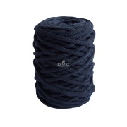 4mm DMC Eco Vita 12 Recycled cotton cord reel for macrame - Navy Blue x55m