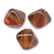 Pyramids Smoked Topaz 6mm x25|raw }}