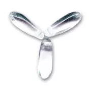 Dagues en verre 3x11 mm Crystal x50