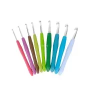 DMC soft handled hook in aluminium - 3.5 mm - Raspberry x1