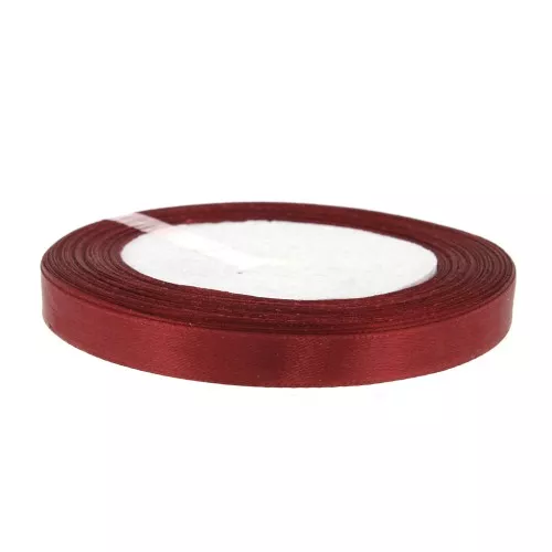 1àmm Satin Ribbon - Bordeaux x 20 m