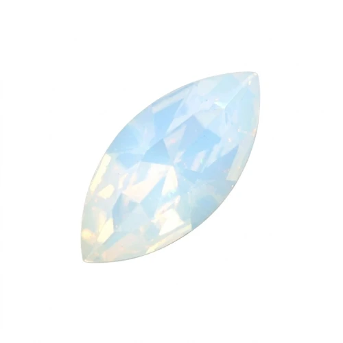 PureCrystal Navette 15x7mm White Opal