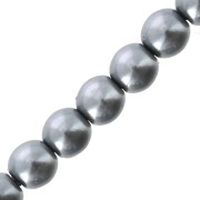 3mm Pearly beads - Grey x100|raw }}