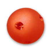 Round Polaris bead with rhinestones  10mm Hyacinth x1|raw }}