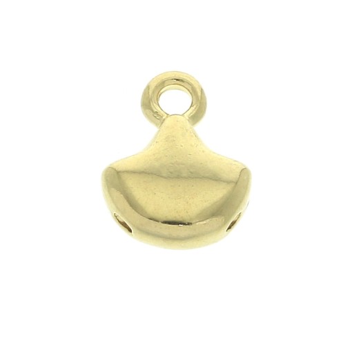 10x7.5mm Gold Plated Karavos Cymbal ending for Ginko Duo x1
