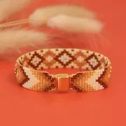 13x9mm Gold Plated Axos II Cymbal magnetic clasp for Delica 11/0 x1