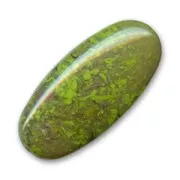 Olive candy 41x20mm imitation stone x1