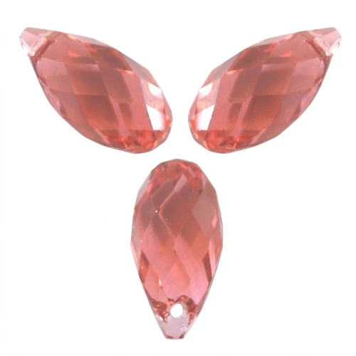 PureCrystal Drop 6010 Padparadscha 13x6.5mm x1