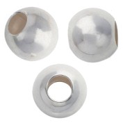 5 mm Round Beads - 925 Sterling Silver x20