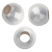 5 mm Round Beads - 925 Sterling Silver x20