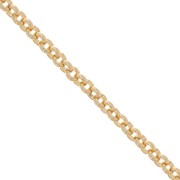 Belcher chain Aluminium Chain 7.5mm Gold tone x1m