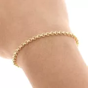 Belcher chain 3.5mm Gold tone x1m